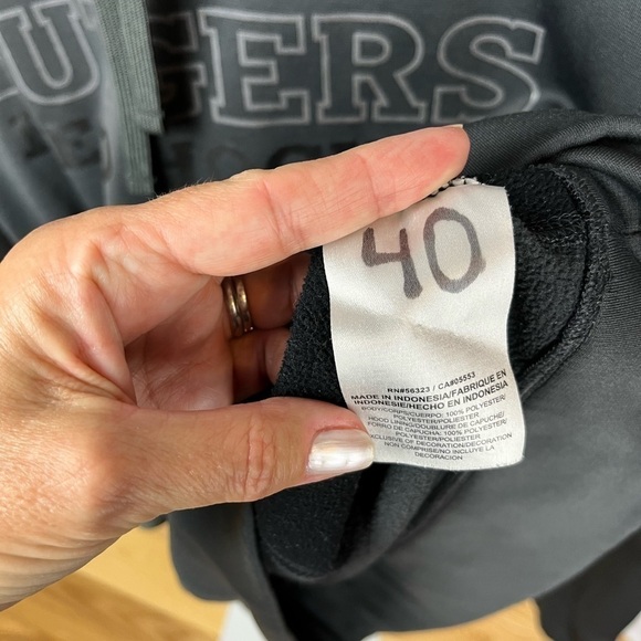 Nike Therma Fit Hoodie Rutgers Field Hockey. Grey Black Size S - Picture 9 of 9